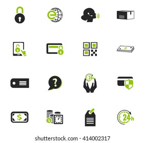 E-commerce icon set for web sites and user interface