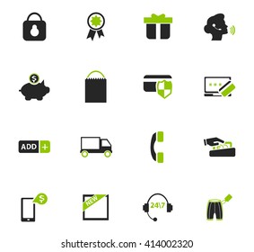 E-commerce icon set for web sites and user interface