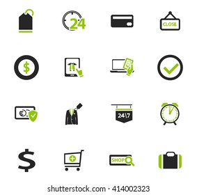 E-commerce icon set for web sites and user interface