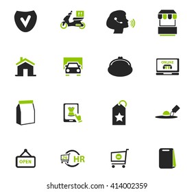 E-commerce icon set for web sites and user interface