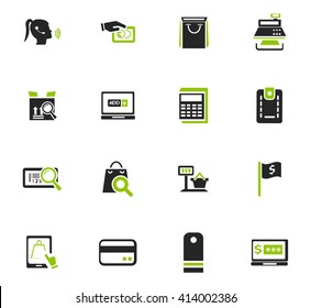 E-commerce icon set for web sites and user interface