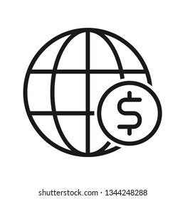 E-commerce icon. Stroke outline style. Vector. Isolate on white background.