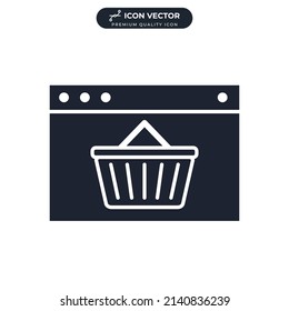 E-Commerce-Symbol-Vorlage für Grafik- und Web-Design-Sammlung Logo Vektorgrafik