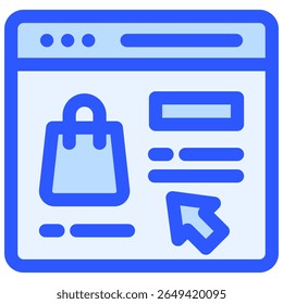 Ecommerce icon symbol. Vector illustration