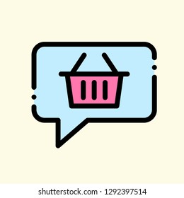 E-Commerce Icon Vector Graphic Download Template Modern