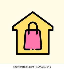 E-Commerce Icon Vector Graphic Download Template Modern