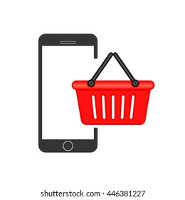 e-commerce icon, vector illustration