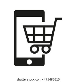e-commerce icon, vector illustration.