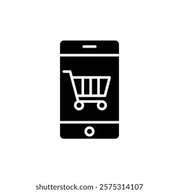 Ecommerce icon vector illustration. Ecommerce symbol Isolated on white background