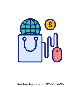 E-Commerce icon in vector. Logotype