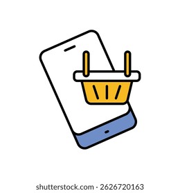 Ecommerce Icon vector stock illustration