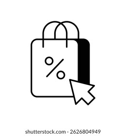 Ecommerce Icon vector stock illustration
