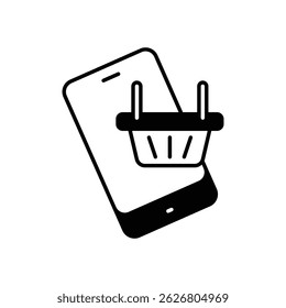 Ecommerce Icon vector stock illustration