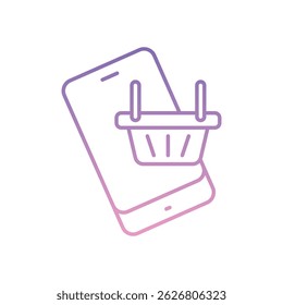 Ecommerce Icon vector stock illustration
