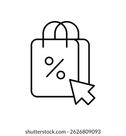 Ecommerce Icon vector stock illustration