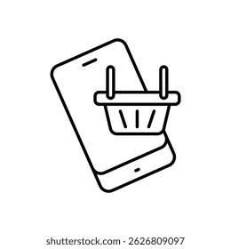 Ecommerce Icon vector stock illustration