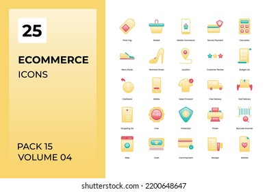 E-commerce icons collection. Set contains such Icons as and more	