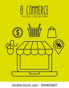 e-commerce icons design, vector illustration eps10 graphic 