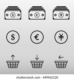 E-Commerce Icons Set Vector Illustration