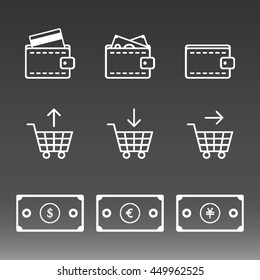 E-Commerce Icons Set Vector Illustration