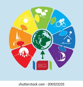 E-commerce infographic, for business and social solution