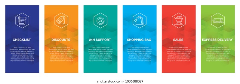 E-Commerce Infographic Icon Set