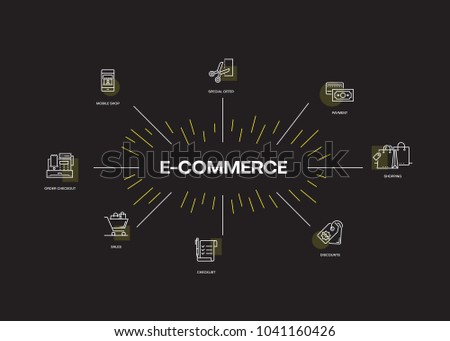 E-Commerce Infographic Icon Set