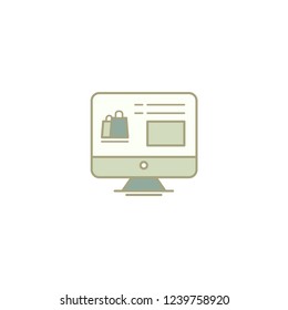 ecommerce interface vector icon