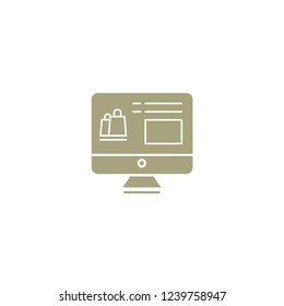 ecommerce interface vector icon