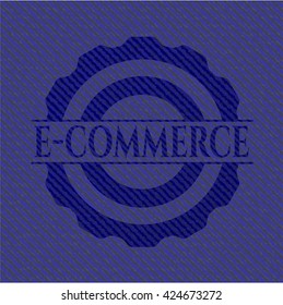 e-commerce with jean texture