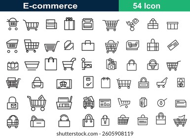 E-commerce Line art Vector Icon