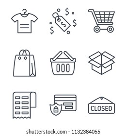 Ecommerce line icon