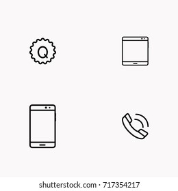 E-commerce line icon set