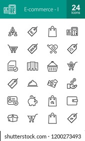 Ecommerce Line Icons