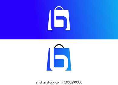 ecommerce logo design letter b photo Vector
