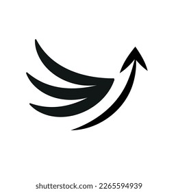 E-commerce logo, feather, payment manipulation icon