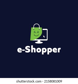 ECommerce Logo Template Design, Online Shopping Logo