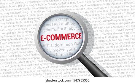 E-Commerce Magnifying Glass