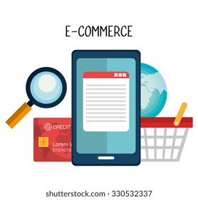 ecommerce and marketing design, vector illustration eps10 graphic