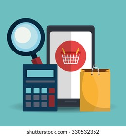 ecommerce and marketing design, vector illustration eps10 graphic
