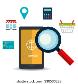ecommerce and marketing design, vector illustration eps10 graphic