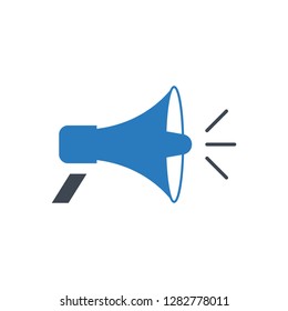 E-commerce marketing icon vector - Blue