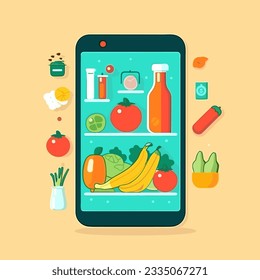 E-commerce, Mobile Shopping, Fresh Produce