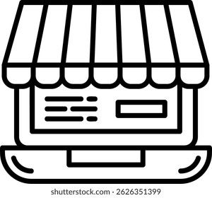 Comercio electrónico Nuevo diseño creativo de iconos vectoriales