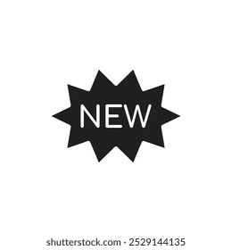 Ecommerce New Product Filled Icon Vector Illustration