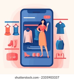 APP de compras de ropa en línea de comercio electrónico 