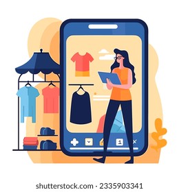 E-commerce online clothes shopping APP 