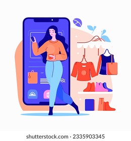 E-commerce online clothes shopping APP 