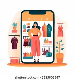 APP de compras de ropa en línea de comercio electrónico 