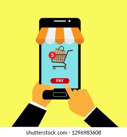 E-Commerce, online remote purchase of goods and services 